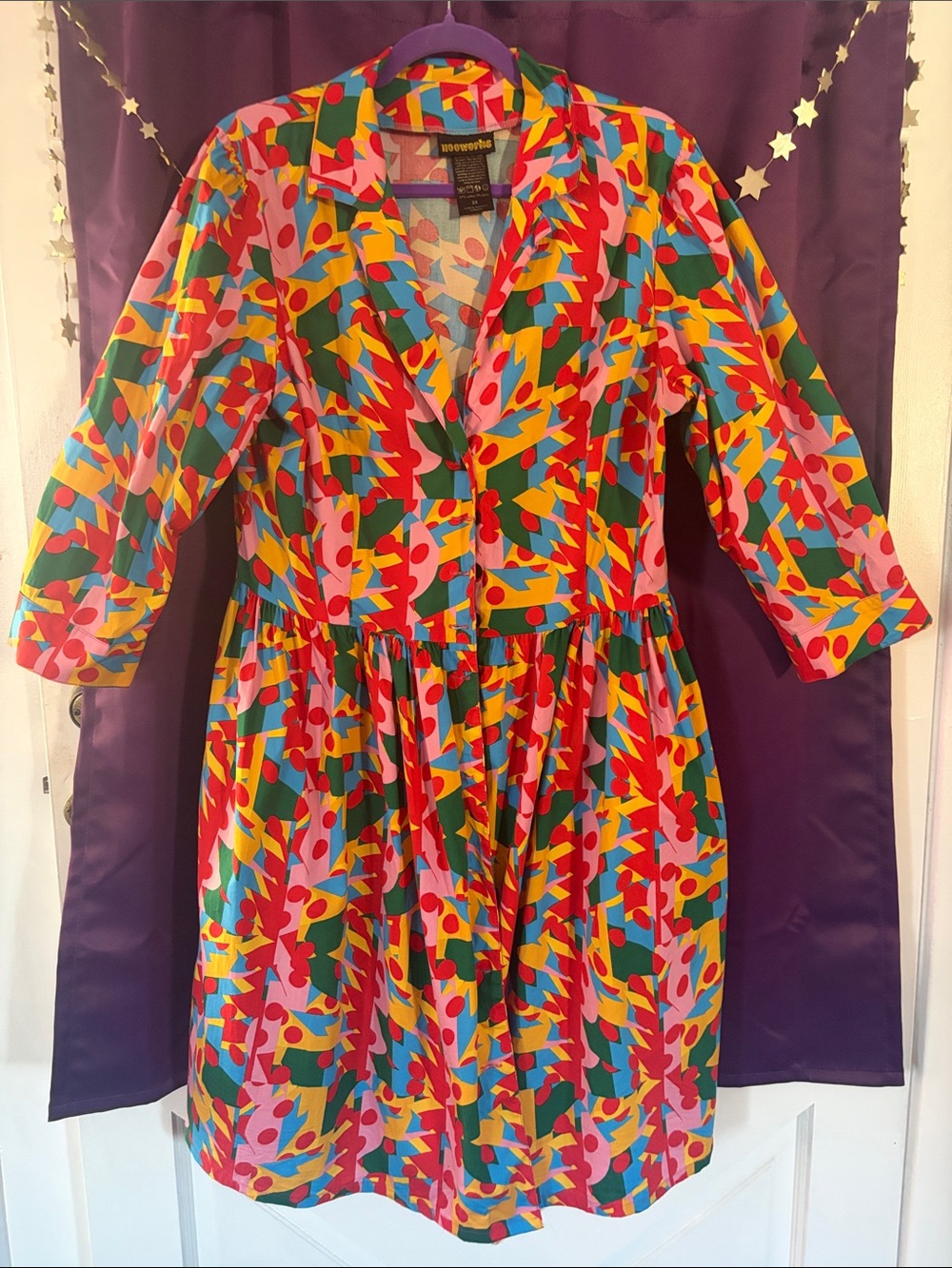 NOOWORKS Betty dress in Macarena print!